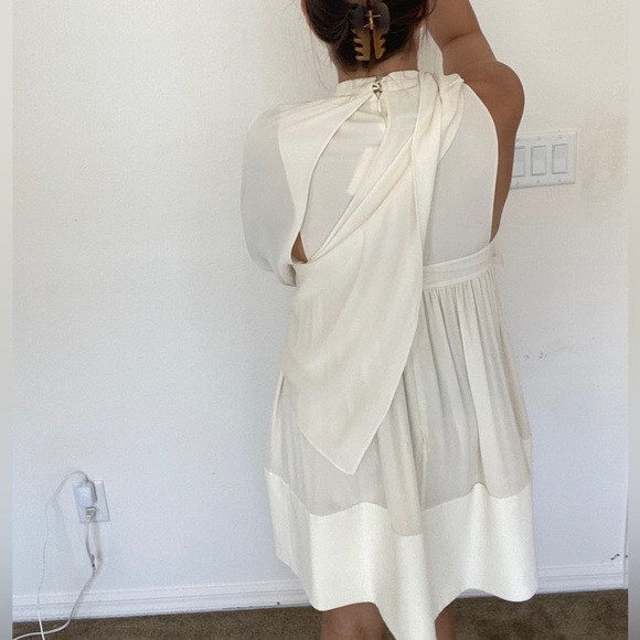 Authentic Valentino silk cape dress size 40 - Picture 4 of 10